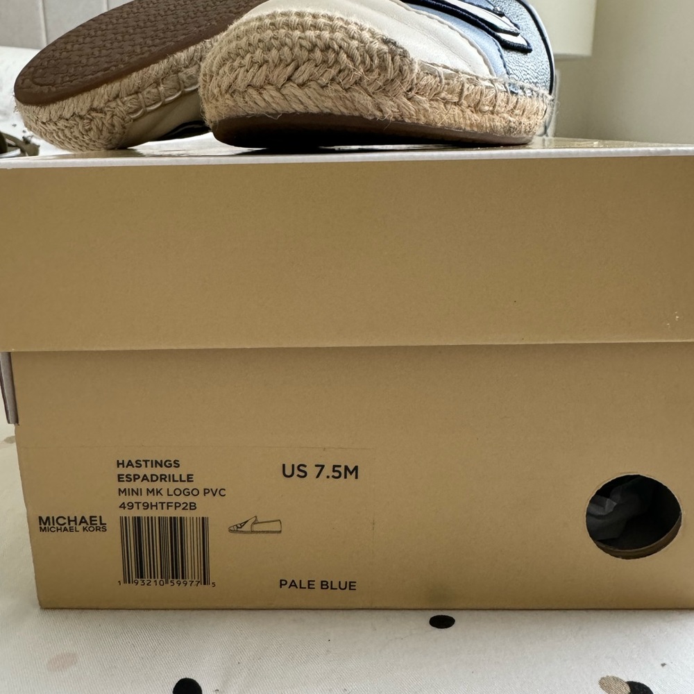 Michael Kors espadrille in blue size 7.5 - Picture 3 of 3